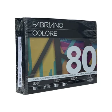 Бумага FABRIANO Colore A4, 80 г/м2, 500 л. nero