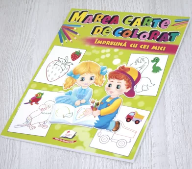Vopsire Marea carte de colorat Impreuna cu cei mici