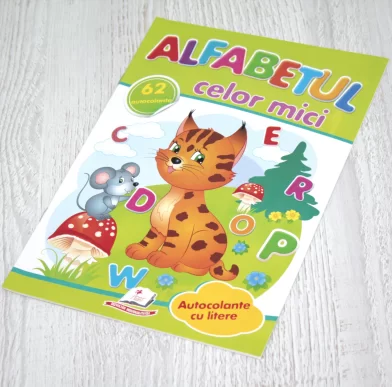 Cartea Alfabetul celor mici, 62 autocolante