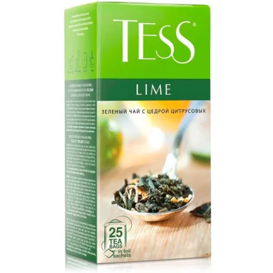 Ceai TESS Lime, 25 pachetele de 2 gr