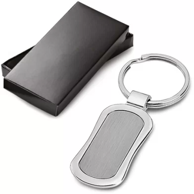Breloc metal dreptunghiular