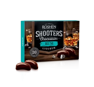 Конфеты ROSHEN Shooters с ромом 150 г