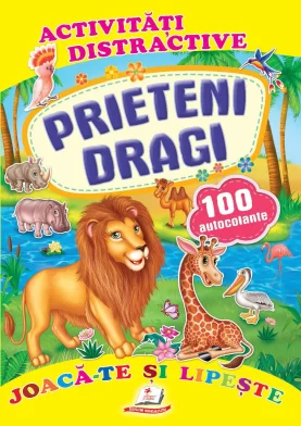 Cartea Activitati distractive PRIETENI DRAGI. 100 autoc