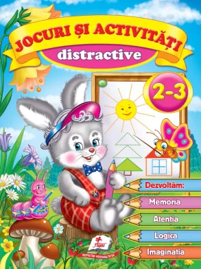 Cartea Jocuri si activitati distractive, 2-3 ani