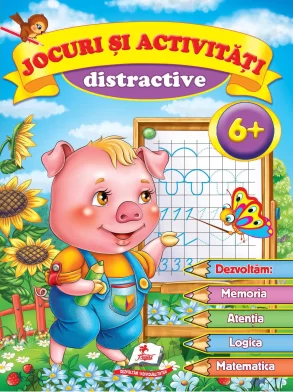 Cartea Jocuri si activitati distractive, 6+