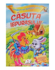 Cartea Povesti cu autocolanate CASUTA IEPURASULUI