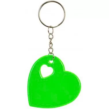 Breloc Maxi inima fosforescenta, verde