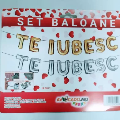 Baloane TE IUBESC, din folie
