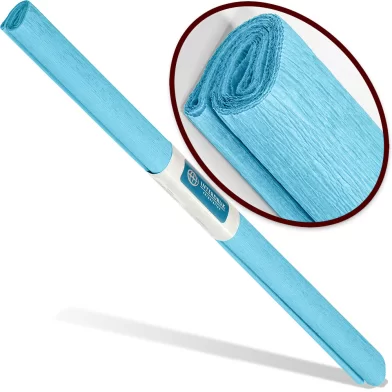 Hirtie creponata INTERDRUK Classic 50x200cm, lazur