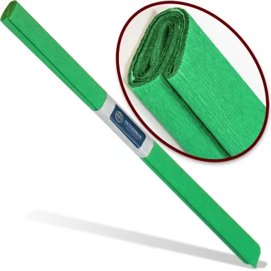 Hirtie creponata INTERDRUK Classic 50x200cm, verde