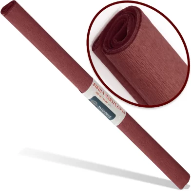 Hirtie creponata INTERDRUK Classic 50x200cm, maro inchis