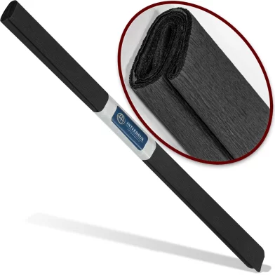 Бумага креповая INTERDRUK Classic 50x200см, черная