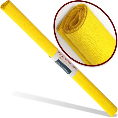 Hirtie creponata INTERDRUK Classic 50x200cm, galben