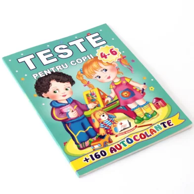Cartea Teste cu autocolante 4-6