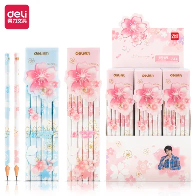 Карандаш чернографит. DELI Sakura, HВ