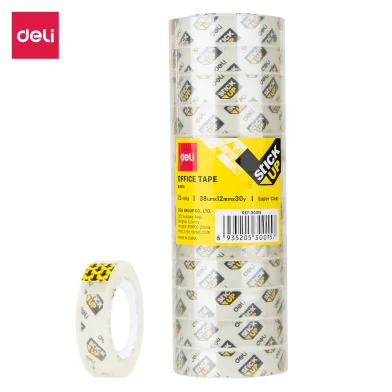 Скотч прозрачный DELI StickUp 12 мм x 30 м