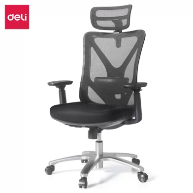 Fotoliu DELI KF230, plasa si tapiterie, negru