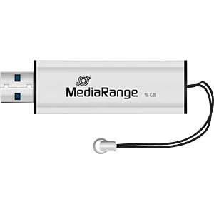 Flash USB 3.0 MediaRange,16GB, metal argintiu