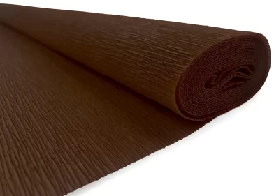 Бумага креповая INTERDRUK Premium 50x200см, коричневая