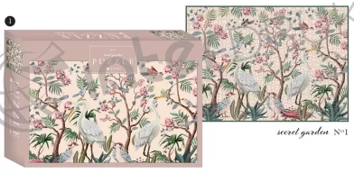 Puzzle INTERDRUK "Secret Garden 1", 1000 elemente