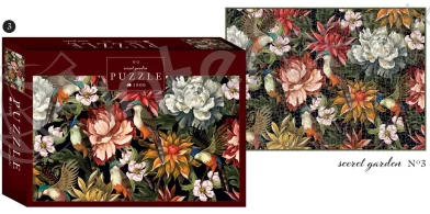 Puzzle INTERDRUK "Secret Garden 3", 1000 elemente