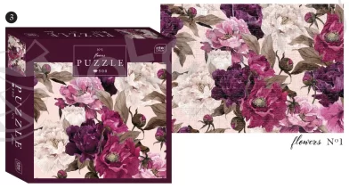 Puzzle INTERDRUK "Flowers 1", 500 elemente