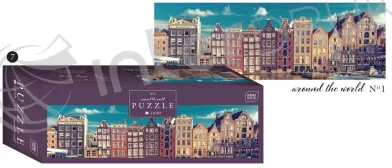 Puzzle INTERDRUK "Around the World 1", panoramic 1000 el