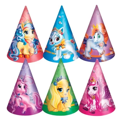 Set coifuri PartyBoom „Animalele magice”, 6 bucati