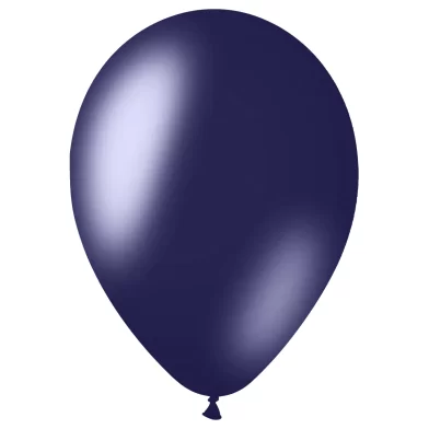 Baloane MESHU, 30 cm, metalic, violet, 50 bucati
