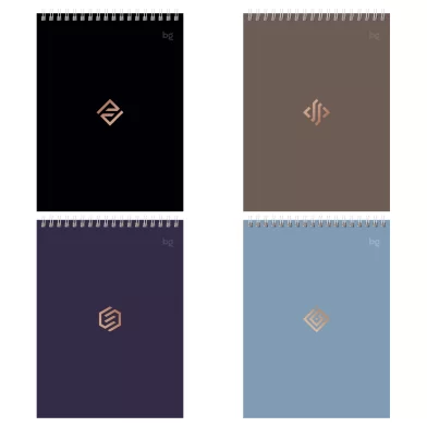 Blocnotes BG Monocolor A5, 40 f, spira, matematică