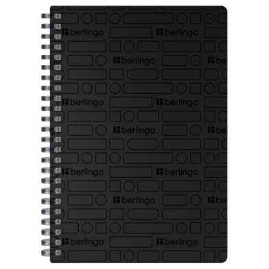 Caiet BERLINGO Your Way A5, 80foi, spira, matem negru