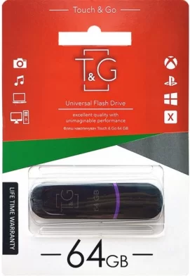 Flash USB2.0 T&G 012, 64 GB, negru