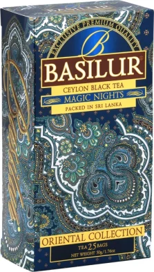 Чай BASILUR Magic Night Orinetal, 25 пакетиков по 2 г