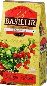 Чай BASILUR Cranberry Fruits, листовой, 100 г