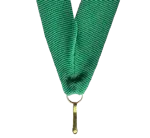 Banda p-u medalie, 22 mm, verde, V2