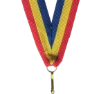 Banda p-u medalie, 10 mm, tricolor, V8