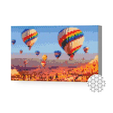 Mozaic cu diamante NEW WORLD Baloane 20x30cm pinza