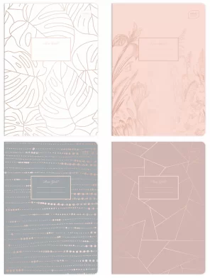Caiet INTERDRUK Gold Rose Euro, 60 foi, matematica