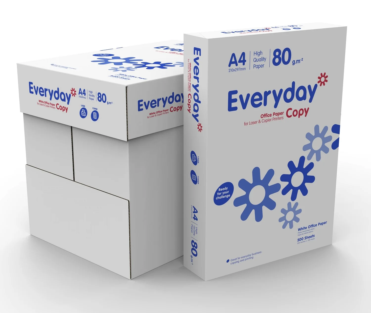 Hartie EVERYDAY A4, 80g/m2, 500 foi, clasa C+