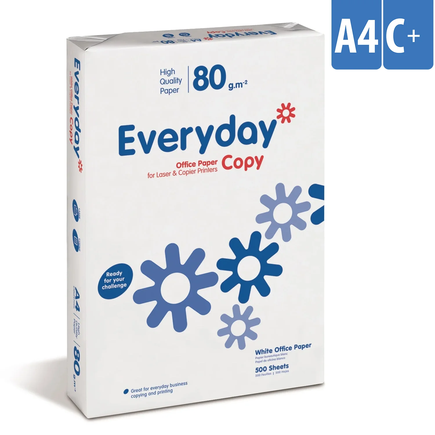 Hartie EVERYDAY A4, 80g/m2, 500 foi, clasa C+