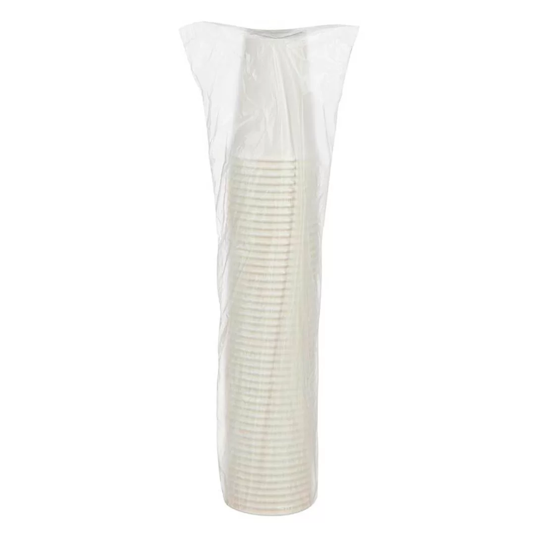 Pahar de unica folosinta din hartie 280ml, 50 buc., alb
