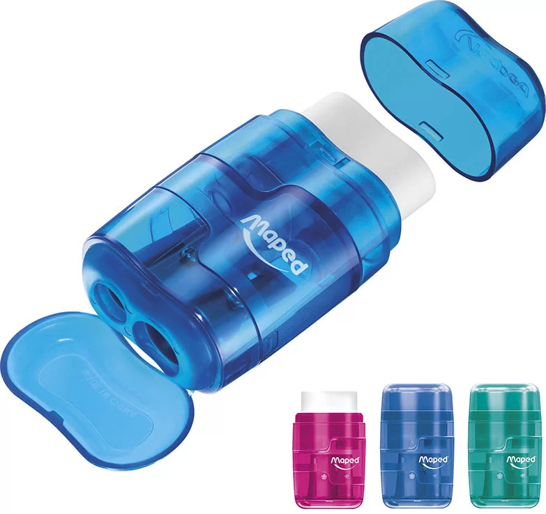 Ascutitoare MAPED Connect Duo, cu container, dubla