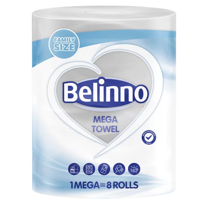 Prosop din hartie BELINNO Jumbo, 2 straturi, 93.75m