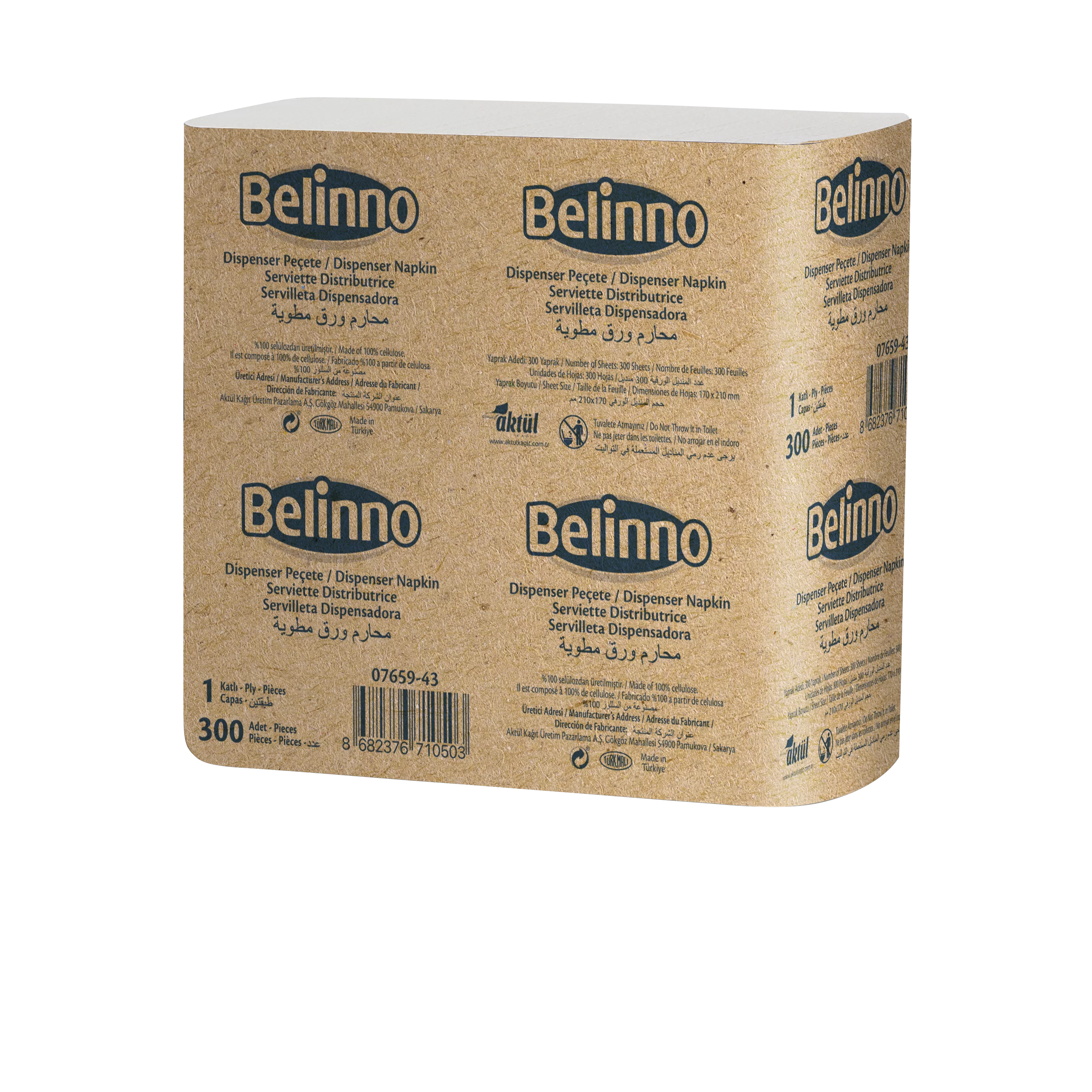 Servetele BELINNO, 17x21cm, 300 foi