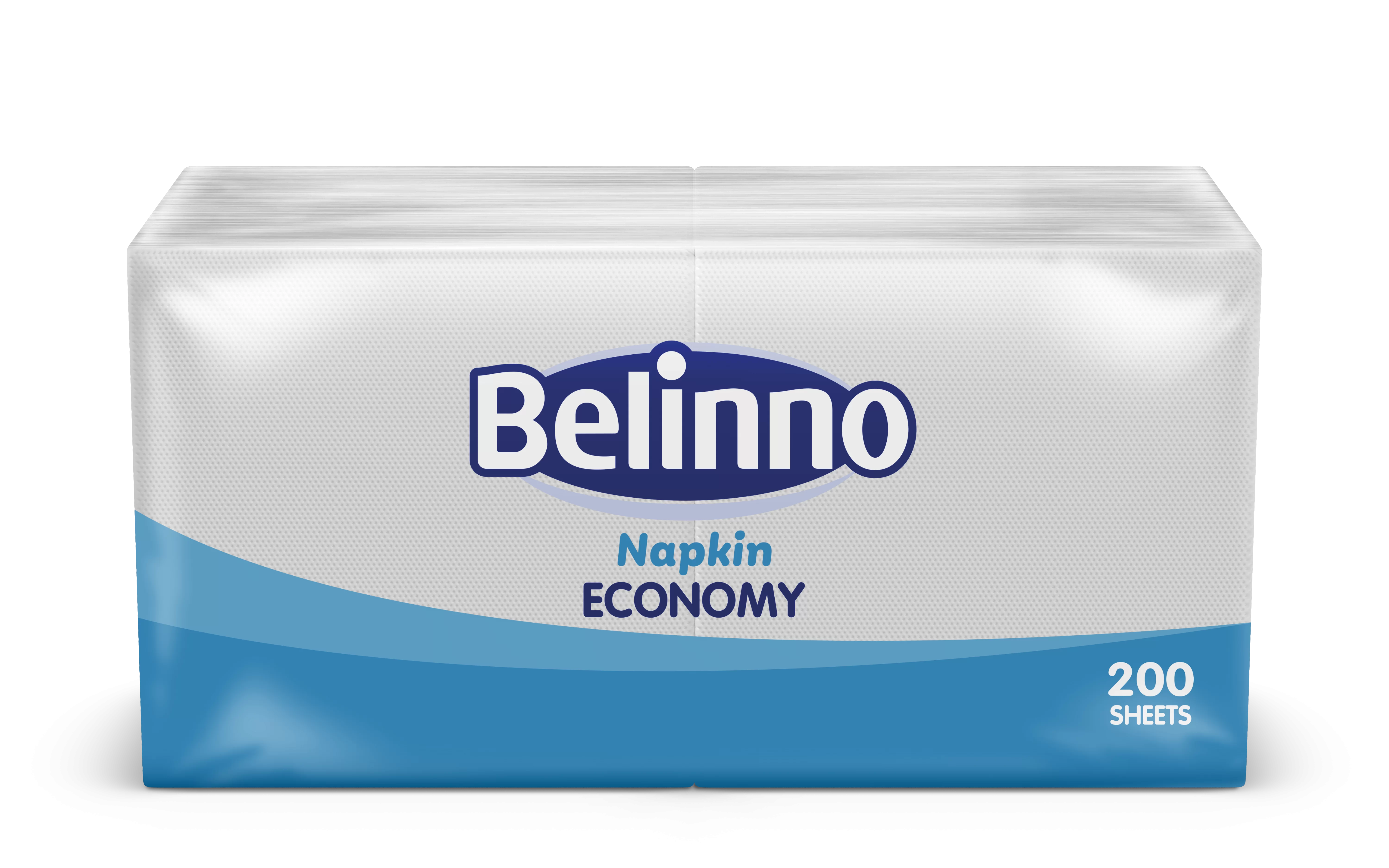 Servetele BELINNO 24x26cm, 1 strat, 200 bucati, albе