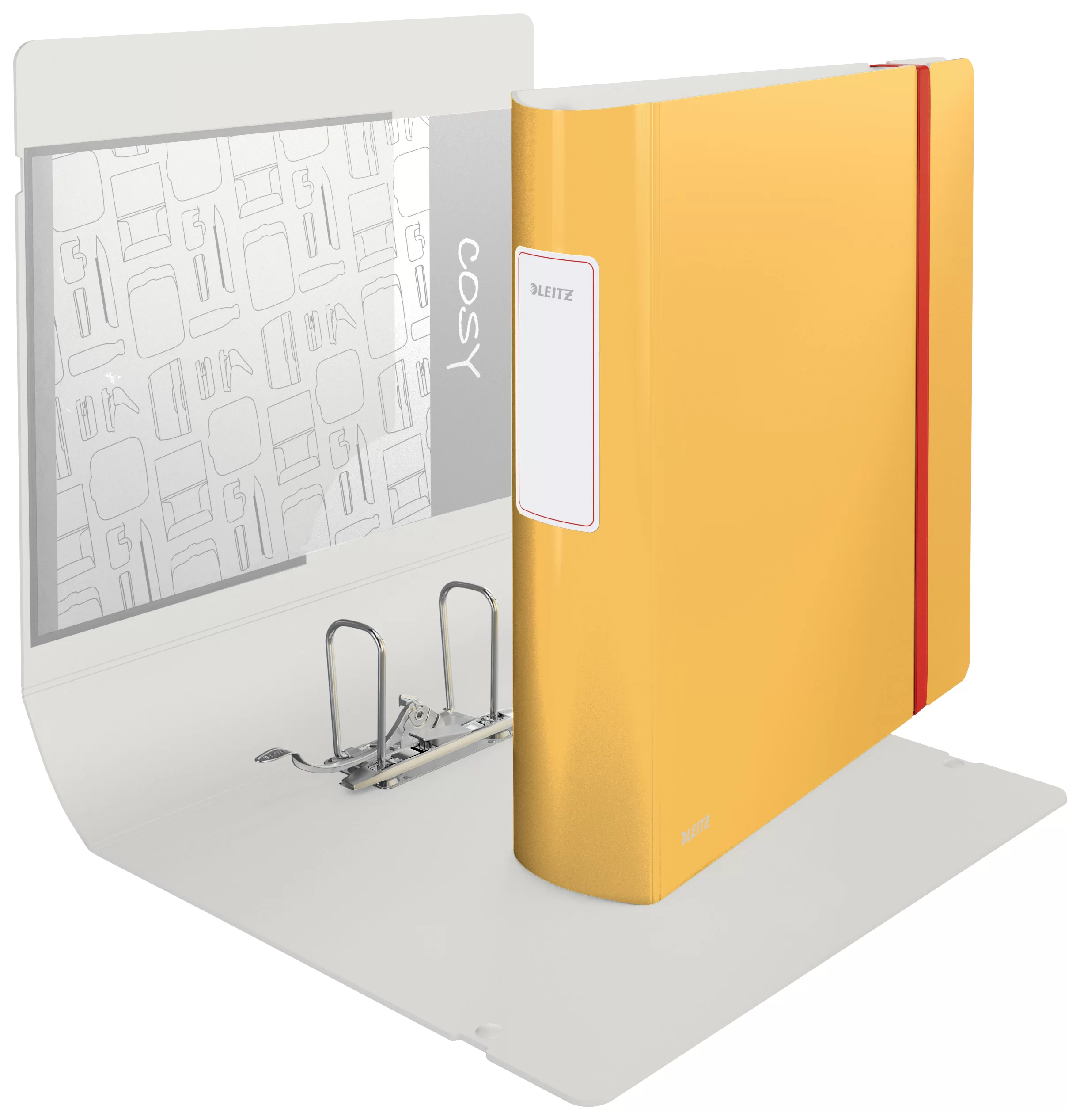 Biblioraft LEITZ Active Cosy А4, 82mm, galben