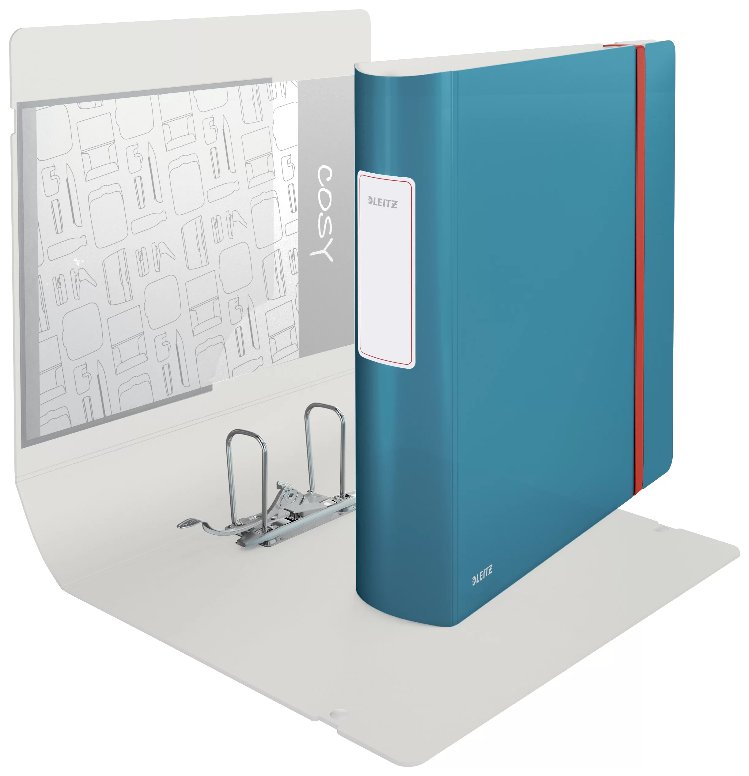 Biblioraft LEITZ Active Cosy А4, 82mm, albastru