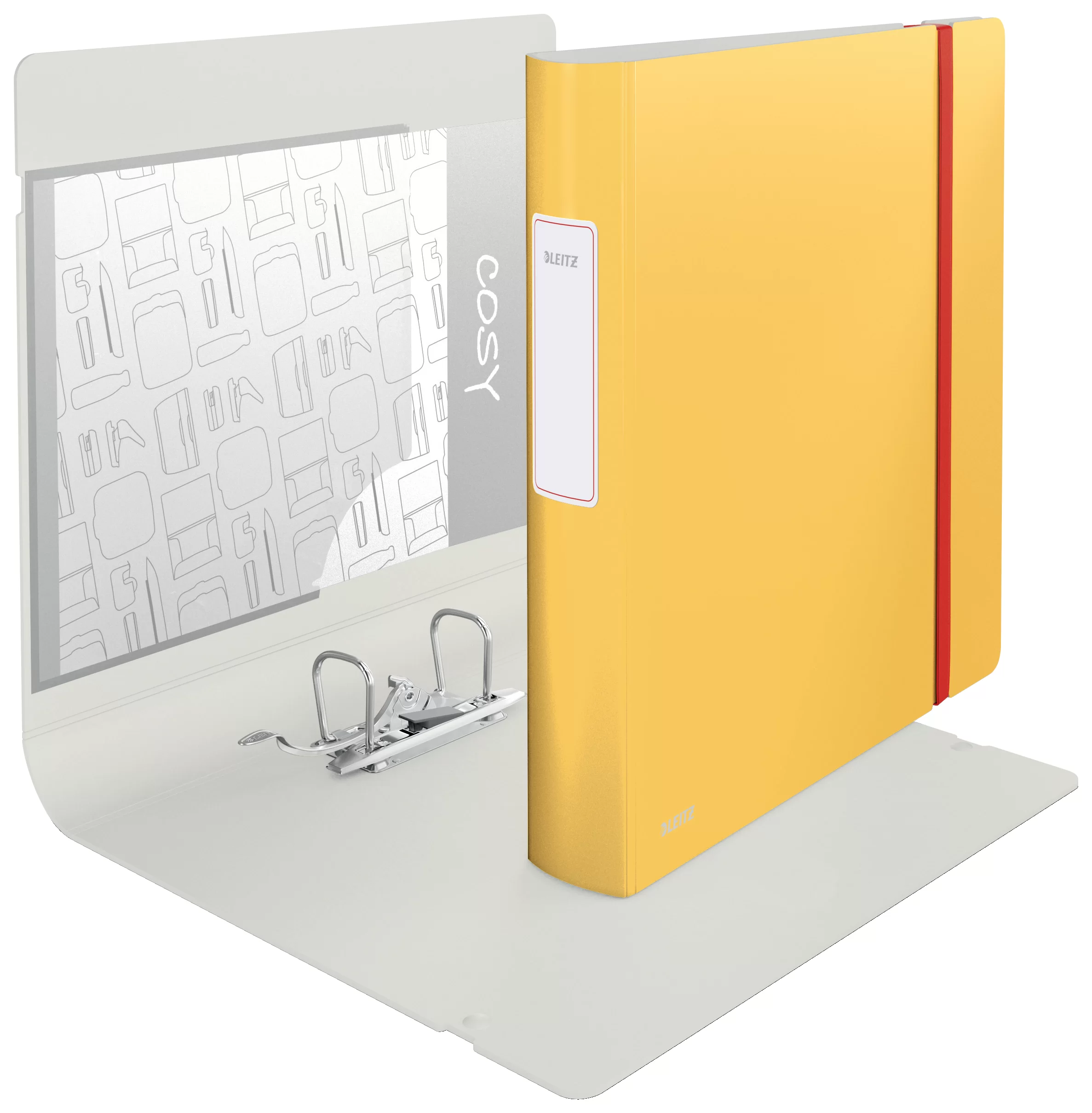 Biblioraft LEITZ Active Cosy А4, 65mm, galben