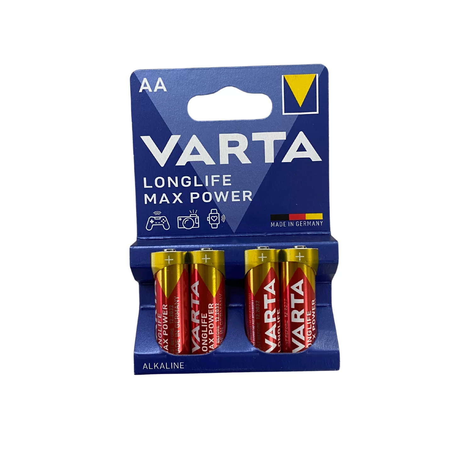 Baterie VARTA Longlife Max Power AA, 4 bucati, blister