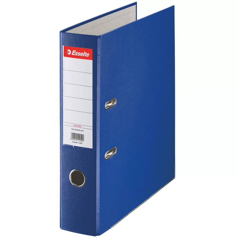 Biblioraft ESSELTE Economy A4, 75mm, PP, albastru